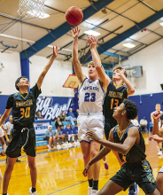 Stanley girls and boys won! Girls score 51-16; Boys score 89-75
