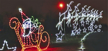 Cypress Bend Park Christmas Light Display