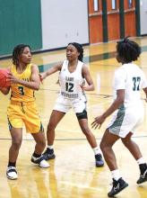 Lady Wolverines Dominate Lady Giants with a 63-27 Win