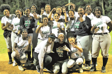 Lady Wolverines 1-3A Softball District Champions