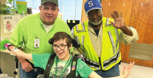 DPSO and DeSoto ROV Wear Green for Cerebral Palsy Awareness