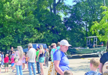 DPSO Visits Stonewall Library with K-9, Units and Vehicles