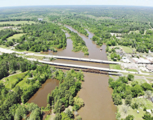 Sabine River Projected to Crest on Monday, April 15