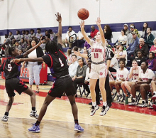 N DeSoto Lady Griffins Victorious Over Woodlawn Knights