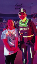 DeSoto School Resource Officer Participates in NDUE Glow Party