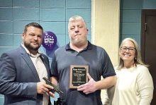 Asst. Warden R. L. Cox Honored with Retirement Ceremony