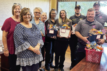 Local DAR Treats EMTs with Baskets