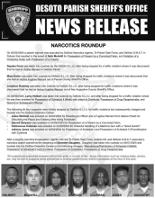 DPSO Updates Distribution of Illegal Narcotics within DeSoto