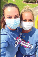 Area First Responders Participate in “Light It Up” Honoring DRHS Employees