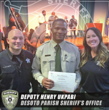 Sheriff Welcomes New Patrol Deputy to DPSO Staff, Family