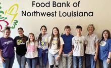 Central Senior 4H Helps at NWLA Food Bank