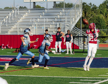North DeSoto Middle School Over Webster; 7th Grade 28 to 16 and 8th Grade 22 to 14