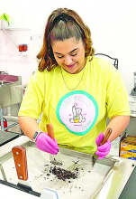 DeSoto Chamber Treats Roll’ N Stone Rolled  Ice Cream to Ribbon Cutting Ceremony