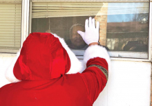 DPSO Arranges Early Visit from Santa at Nursing Homes