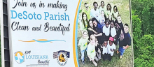 Keep DeSoto Beautiful Anti-Litter Billboards Go up in Parish