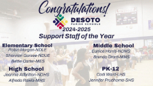 	Congratulations to our Support Staff of the Year! 