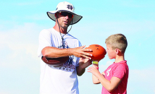 North DeSoto Varsity Football Hosts Youth Football Camp Photo Highlights