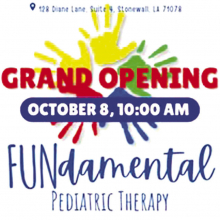 FUNdamental Pediatric Therapy to Celebrate Grand Opening in Stonewall