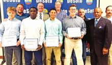 DeSoto School Board Honors Students and Educators with Awards & Certificates