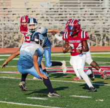 North DeSoto Middle School Over Webster; 7th Grade 28 to 16 and 8th Grade 22 to 14