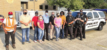 Mansfield Police Gather Donations, Deliver Them for Hurricane Ira Victims