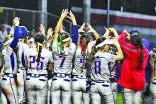 N. DeSoto Lady Griffins Skunk Cedar Creek Lady Cougars 14 to 0