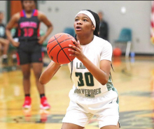 MHS Lady Wolverines Joust Woodland Lady Knights Winning 50 to 39