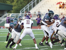 Wolverines Host Center Roughriders in Pre-Season Scrimmage