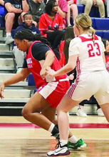 N. DeSoto Lady Griffins Scratch Evangel Lady Eagles 61 to 23