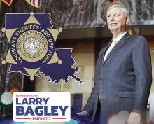 Rep Larry Bagley Earns Another A+ Rating by LA Sheriffs’ and Deputies Action Committee
