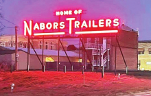A Dream to Preserve History Becomes Reality: Nabors Trailers Sign Rededicated at New Location