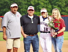 Lady Griffins Defeat Ash 9 to 1 on Senior Night