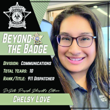 DPSO BEYOND THE BADGE: CHELSY LOVE