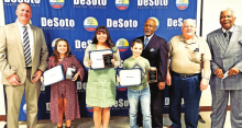 DeSoto School Board Honors Students and Educators with Awards & Certificates