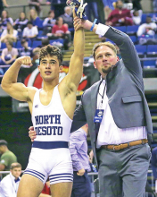 North DeSoto Wrestling Teams Come Out of Top in All Four Matches