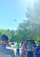 DPSO Visits Stonewall Library with K-9, Units and Vehicles
