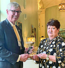 Bagley Presented Award for Promoting Economic Growth