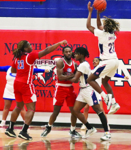 N. DeSoto Falls to Evangel 33 to 74