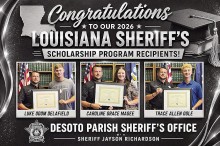 2026 Louisiana Sheriffs’ Scholarship Winners Announced!