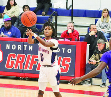 North DeSoto Griffins Fall to Logansport Tigers 51 to 56