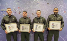 DPSO Deputies Recognized by Guardian Alarm for Prevention of Hellcat Vehicle Theft