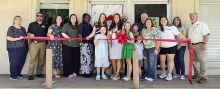 Sheriff Jayson Richardson recently attended the ribbon cutting ceremony for Healing Hearts Counseling Center in Stonewall. In attendance were Stonewall Mayor Ken Kaffka, members from the DeSoto Chamber of Commerce, and many others to celebrate the opening