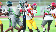 Wolverines Fall to Trailblazers 44-22