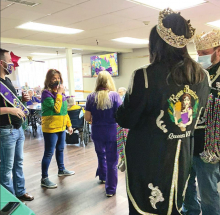 Krewe of Demeter Visits DeSoto Retirement & Rehabilitation Center