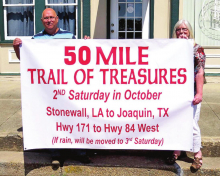 Sixth Annual “Fifty Mile Trail of Treasures” to be Held Saturday, October 10