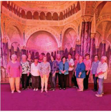 Stonewall Homemakers Club Visits Scottish Rite Cathedral