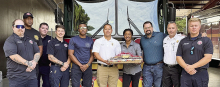 A big thank you to International Paper — Mansfield Mill for thinking about DeSoto Fire District 8! We truly appreciate your kindness and generosity. Thank you for the goodies and snacks — we’re grateful for your support!