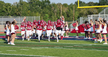 North DeSoto Middle School Over Webster; 7th Grade 28 to 16 and 8th Grade 22 to 14