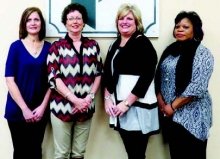 Recent promotions at Progressive National Bank went to four employees